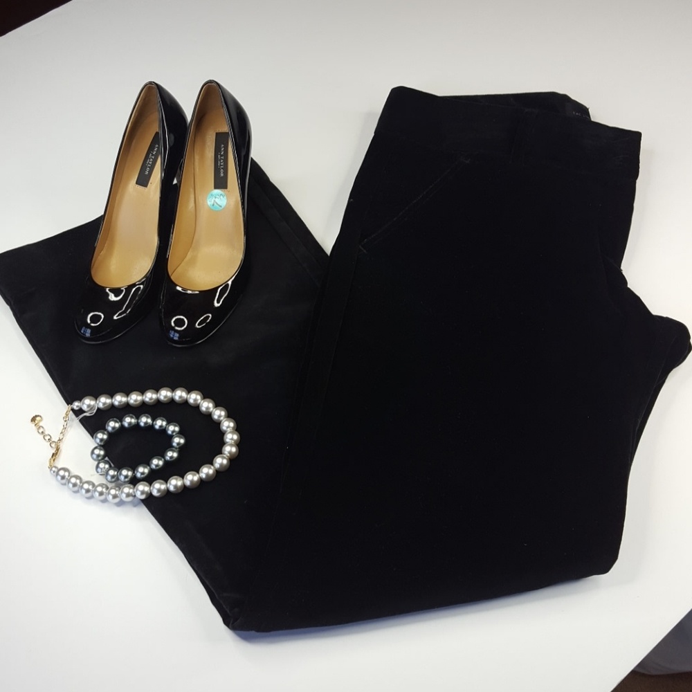 THE LIMITED ▪ Velvet Drew Fit wide leg pants, New